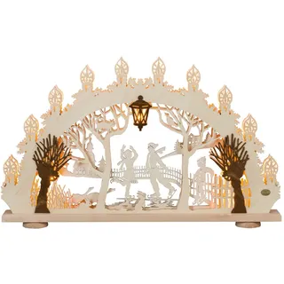 Saico Lichterbogen-3-D ''Schlittschuhläufer'