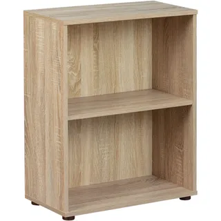 Interlink Bücherregal 60 x 75 x 30 cm Braun