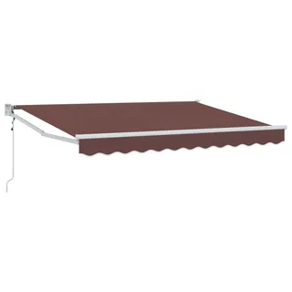 vidaXL Markise Braun 2,5 x 2 m Polyester und Metall - Braun