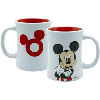 Geda Labels Tasse Mickey 3D Relief 0,36 l Rot