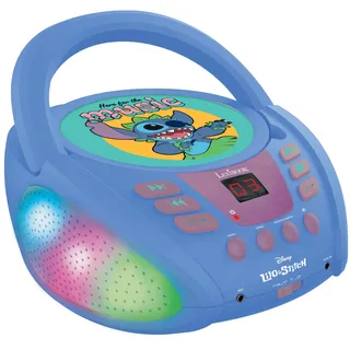 Lexibook Stitch Bluetooth CD Player with Lights RCD109D