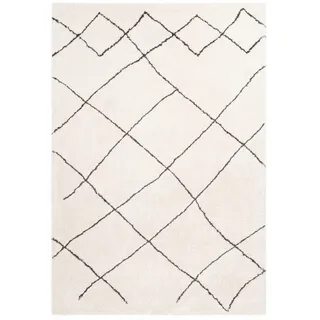 Kayoom Teppich »Orlando 525« rechteckig 27 mm Höhe Attraktives Muster, Retrolook, Baumwollrücken, Fußbodenheizung geeignet me gusta Anthrazit B :