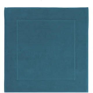 Aquanova Badematte , Blau , Textil , Uni , quadratisch , 60x60 cm , für Fußbodenheizung geeignet, rutschfest , Heimtextilien, Badtextilien, Badematten