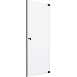 Schöner Wohnen Dusch-Nischentür Schwarzmatt 90 cm x 200 cm Anschlag R