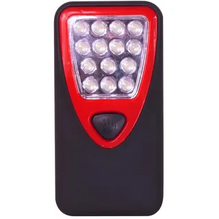 Tec Hit 333014 Flachgehäuse mit 14 LEDs, Rot und Schwarz, keine