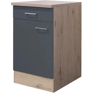 Flex-Well Unterschrank Morena 50 x 85 x 60 cm Grau
