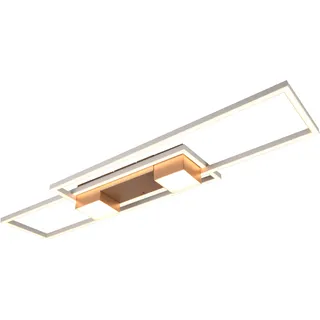 Trio Leuchten LED Deckenleuchte Albany 37W, warmweiß-kaltweiß, coffee