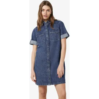 Noisy may Jeanskleid »NMNEW SIGNE S/S DENIM DRESS WG002MB NOOS« Brusttaschen, blau
