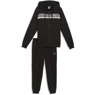 Puma Sweat Suit FL Trainingsanzug Schwarz XL