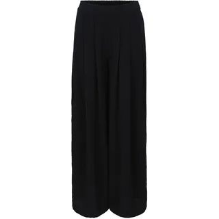 Cartoon Palazzo-Hose Weit Schwarz 38