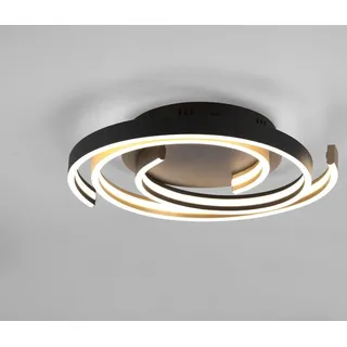 Trio Caya 1 LED Deckenleuchte Metall/Kunststoff gold