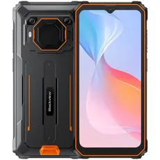 Blackview BV6200 Pro - Outdoor Handy - Android 13-6.5'' Display - 128 GB ROM, 4 GB RAM - MediaTek Helio P35 - Batterie 13000 mAh - Kamera 13 MP - Orange