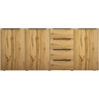 borchardt Möbel Highboard 200 x 93 x 35 cm Braun