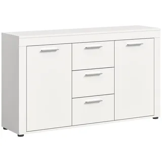 Möbel Boss Sideboard 125 x 80 x 35 cm weiß