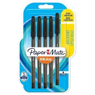 Paper Mate Kugelschreiber Basic Schwarz 0,7 mm 5 St.
