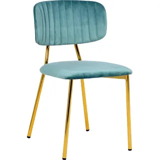 Kayoom Esszimmerstuhl Kian 125 Polyester grün 2er Set