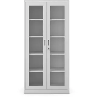 Jan Nowak C012 Aktenschrank 185 x 90 x 40 cm Grau