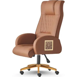 Komplett Arbeitszimmer Bürotisch Bürostuhl Bücherregal Sideboards Braun - Braun