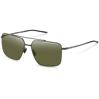 Porsche Design P8936 Polarisierte Sonnenbrille - Grey / Black - Green/Deg.Mirror Silver / CAT3