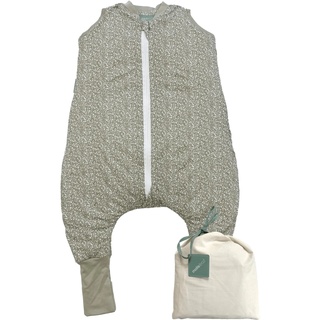 molis&co - Baby schlafsack mit Füßen und Socke - Ideal für den Winter - Babyschlafsack mit Beinen 2,5 tog - 100% Baumwolle (Oeko-TEX 100), Premium Qualität - Elm (90 cm)