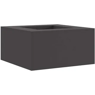 vidaXL Feuerplatz Schwarz 80 x 80 x 40 cm Kaltgewalzter Stahl