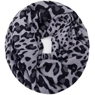 Glamexx24 Damen Loop Schal Leopard Muster Langschal Schlauchschal Tuch Loopschal Mädchen Animal Print Tuch