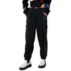 Koton Women Cargo Pocket Elastic Waist Jogger Sweatpants