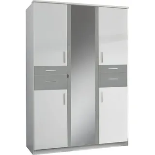 WIMEX Kleiderschrank Koblenz 135 x 0 x 0 cm Grau/Weiß