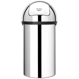 Brabantia Push Bin 60 l Brilliant Steel