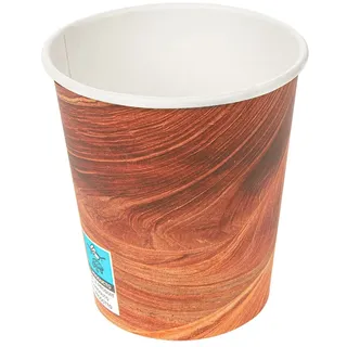 1000 Stück - Heißgetränke 1 Wand 'Arizona' 180 ml 260 + 18 Stück G/M2 Ø7,2/5,3 x 7,8 cm, Braun