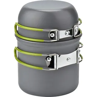 Cozywind Camping Kochgeschirr Set Camping Kochset Geschirr Set Outdoor Kochtopf Picknick Töpfen Leicht Aluminium Faltbare 1-2 Personen
