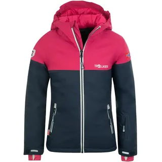 TROLLKIDS Hallingdal Jacke - Navy / Pink / White - 116 cm