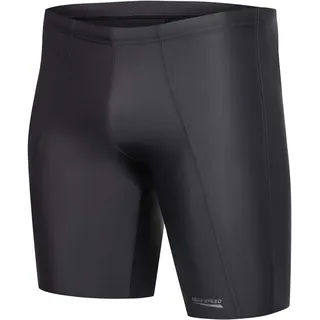 Aqua Speed Badehose für Wassersportler Männer + gratis eBook | Jammer Schwimmhose | Trainings Schwimmbekleidung Wettkampf | Long, Gr. XXL, Titanium