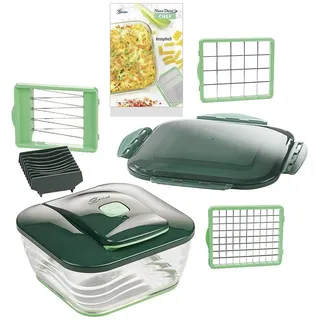 Genius Nicer Dicer Chef 9-tlg. Grün