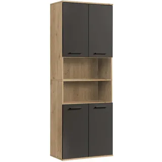 mokebo Bad Hochschrank Der Kapitän Badezimmerschrank in 180x65x34 HxBxT in cm, Badezimmer, Badezimmerschränke, Hochschränke