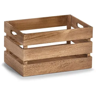 Zeller 15166 Aufbewahrungs-Kiste Vintage, Holz Kiste, ca. 35 x 25 x 20,5 cm, Natur, Holz
