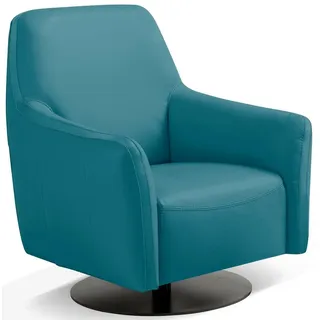Egoitaliano Drehsessel Felicity Wippfunktion 77 x 88 x 85 cm Blau