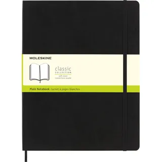 Moleskine Notizbuch Klassisches Notizbuch XXL Blanko Schwarz