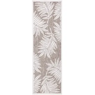 Carpet City Outdoorteppich »Outdoor 468« rechteckig 5 mm Höhe Läufer, UV-beständig, Flachgewebe, auch quadratisch, in und Outdoor, beige