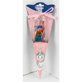 Schultüte Zuckertüte Schule 35 cm 4-tlg. gefüllt sortiert Einschulung 6er Set