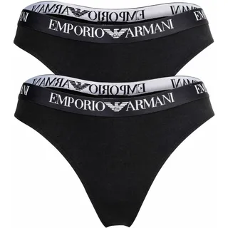 Emporio Armani Tanga 2 St. Schwarz L