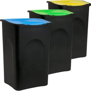 DEUBA Mülleimer 50 l Mehrfarbig