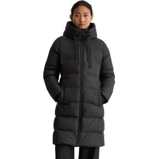 Daunenmantel MARC O'POLO, Damen, Gr. 38, schwarz, Web, Obermaterial: 100% Polyester, Basic schmal, Mäntel Daunenmantel, mit hochwertiger Verarbeitung und vielen Details