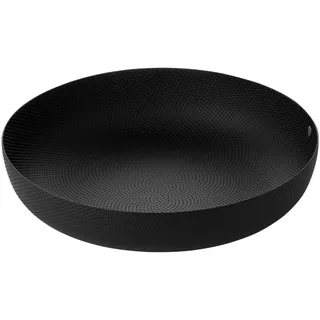 Alessi Runder Designkorb Schwarz 21 cm