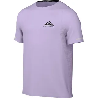 Nike Top Herren Dri-Fit Solar Chase Short-Sleeve Top, Violet Mist/Black, DV9305-511, XL