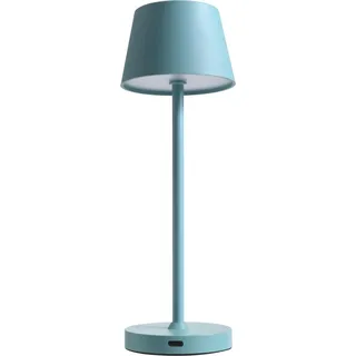 ROLF KERN LED-Tischleuchte Club Nano 21cm dimmbar warmweiß 2700K IP54 kabellos türkis - Türkis