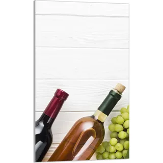 Herdabdeckplatte 30x52 Ceranfeld Abdeckung Spritzschutz Glasplatte Deko Schneidebrett, Wein Holz