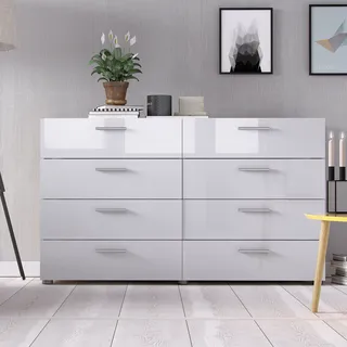 INOSIGN »Pepe, Aufbewahrung, Schubladenschrank, Stauraum«, Sideboard mit 8 Schubläden, Breite 140 cm, Höhe 82 cm