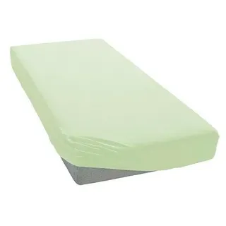bellana Spannbettlaken Jersey 120 x 200 - 130 x 200 cm grün
