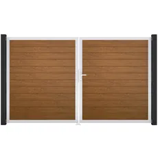 Bild Basicline schmal Golden Oak EV1 306 cm x 180 cm DIN Rechts